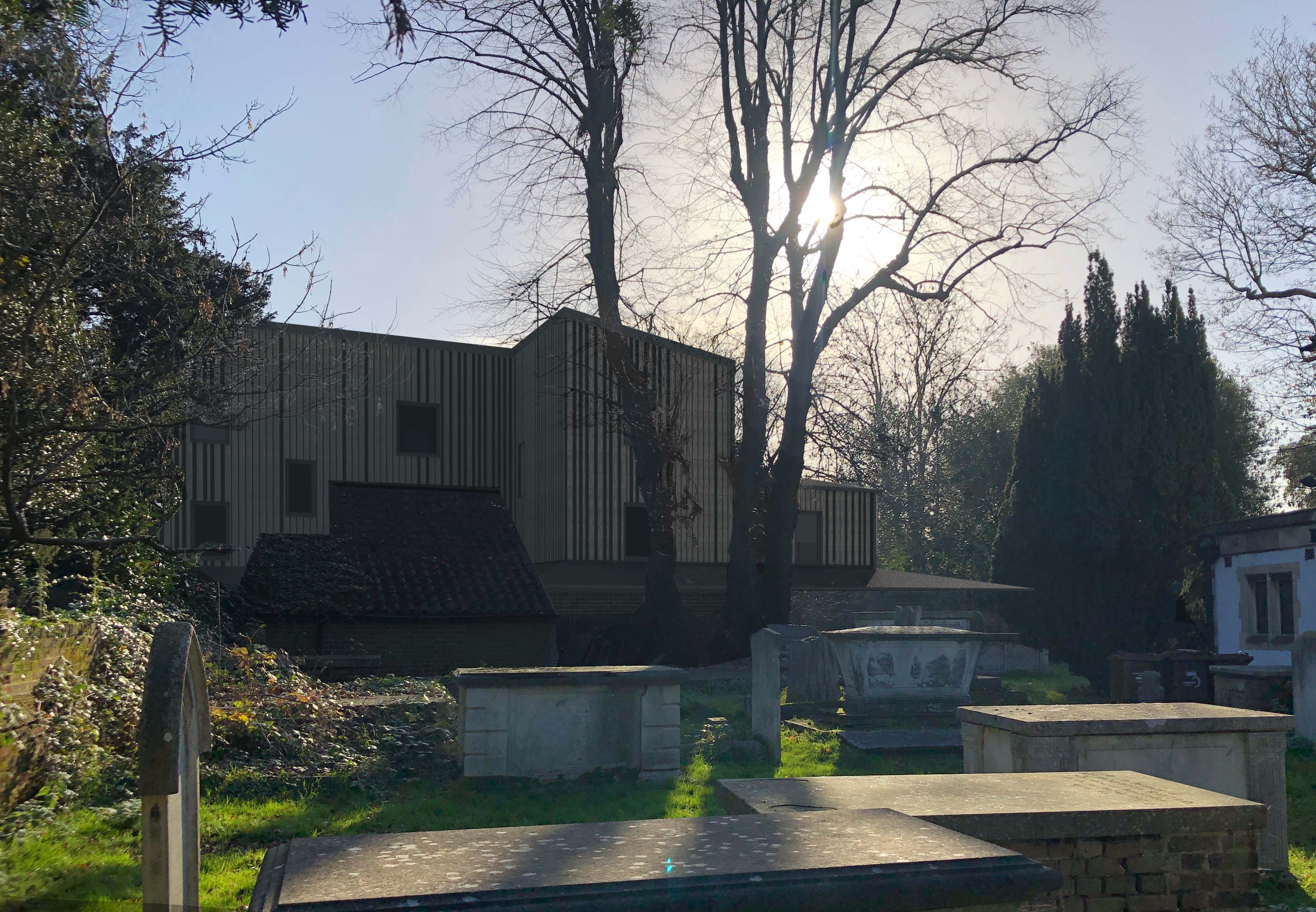 St Mary's church Wimbledon new houses at 3 Arthur Road Marcus Beale