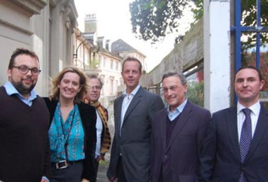 Amber Rudd MP shows Nick Boles MP (Planning Minister) Archery Rd Site