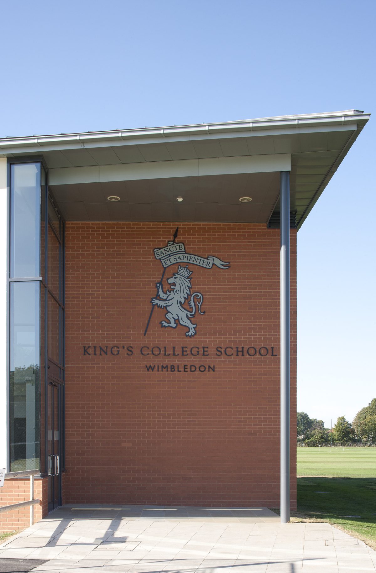 King's College, Wimbledon - Sports Pavillon - Entrance